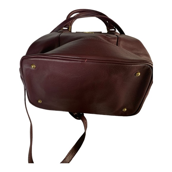 Emma Fox Purple Burgundy Dome Satchel - Picture 4 of 12